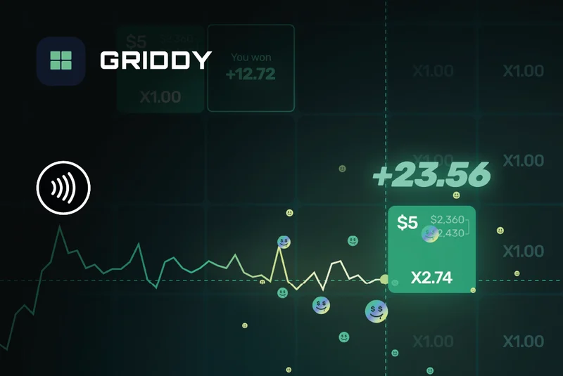 Biglietto da visita Griddy, fronte